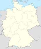 Deutschlandkarte, Position der Gemeinde Wolsdorf hervorgehoben